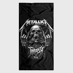 Бандана-труба Thrash metal - Metallica group, цвет: 3D-принт — фото 2