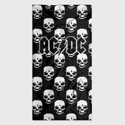 Бандана-труба AC DC rock skull, цвет: 3D-принт — фото 2