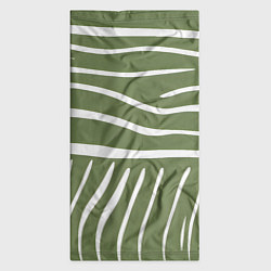 Бандана-труба Полоски зеленой зебры, цвет: 3D-принт — фото 2