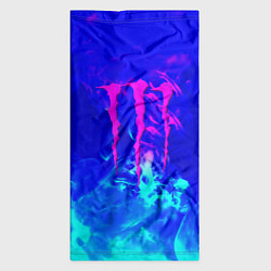 Бандана-труба Monster energy дым неоновый, цвет: 3D-принт — фото 2