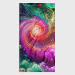 Бандана-труба Космическая неоновая фантазия - нейроарт, цвет: 3D-принт — фото 2