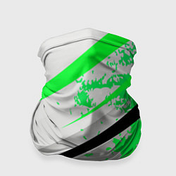 Бандана-труба Color white light green, цвет: 3D-принт