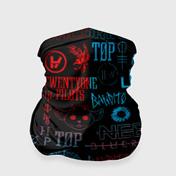 Бандана-труба Twenty one pilots rock pattern, цвет: 3D-принт
