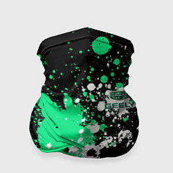 Бандана Geely на фоне брызг граффити