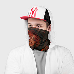 Бандана-труба Горячая пиро архонт Мавуика - Genshin Impact, цвет: 3D-принт — фото 2