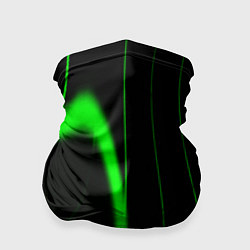 Бандана-труба Color green light green black, цвет: 3D-принт