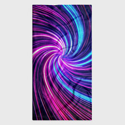 Бандана-труба Неоновый вихрь из светящихся линий, цвет: 3D-принт — фото 2