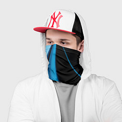 Бандана-труба Black blue, цвет: 3D-принт — фото 2