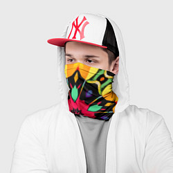 Бандана-труба Салатовый калейдоскоп, цвет: 3D-принт — фото 2