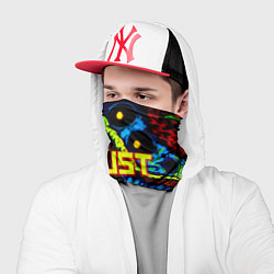 Бандана-труба Rust hyperbeast, цвет: 3D-принт — фото 2