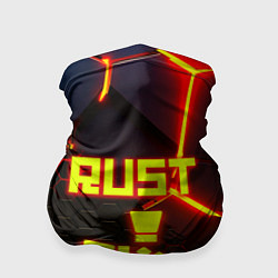 Бандана-труба Rust hexagon краски, цвет: 3D-принт