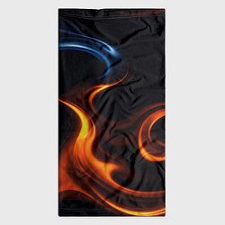 Бандана-труба The color is fire orange, цвет: 3D-принт — фото 2