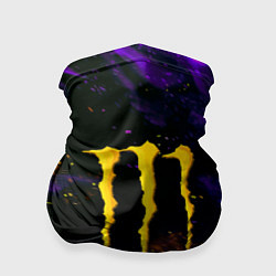 Бандана Monster energy лого в огне