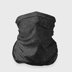 Бандана-труба Тёмный серый однотонный пятнистый, цвет: 3D-принт