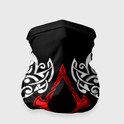 Бандана-труба Силуэт ворона - Aссасинс Крид, цвет: 3D-принт