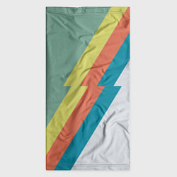 Бандана-труба Рок молния Боуи весенняя палитра, цвет: 3D-принт — фото 2