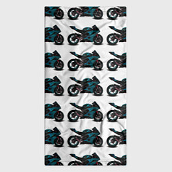 Бандана-труба Motorbike blue, цвет: 3D-принт — фото 2