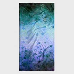 Бандана-труба Абстракция - blue-green acid, цвет: 3D-принт — фото 2