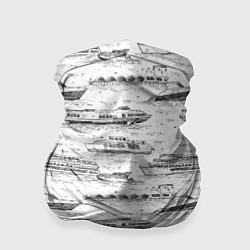 Бандана-труба Корабли на Неве, цвет: 3D-принт