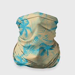 Бандана Palm light blue beige