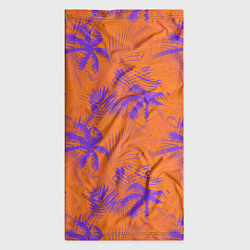 Бандана-труба Palm orange, цвет: 3D-принт — фото 2
