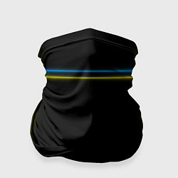 Бандана-труба Neon yellow blue, цвет: 3D-принт