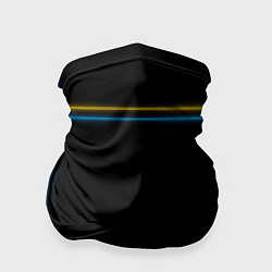 Бандана-труба Neon yellow light blue, цвет: 3D-принт