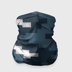 Бандана-труба Пиксельная текстура камуфляж, цвет: 3D-принт