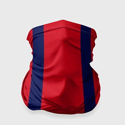 Бандана-труба Color black red stripes, цвет: 3D-принт