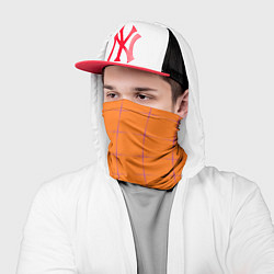 Бандана-труба Color orange stripe, цвет: 3D-принт — фото 2