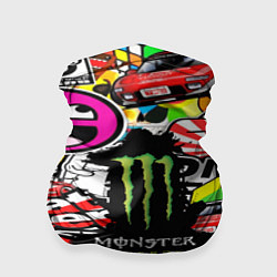 Бандана-труба Monster energy steel brend, цвет: 3D-принт