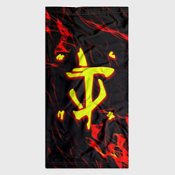 Бандана-труба Doom огненные искры, цвет: 3D-принт — фото 2