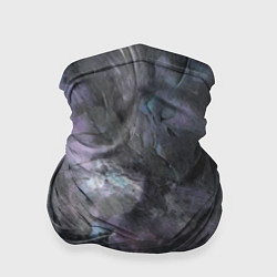 Бандана-труба Абстракция - dark blue oil painting, цвет: 3D-принт