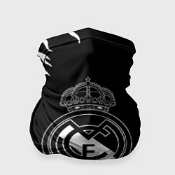 Бандана Real Madrid белый огонь текстура
