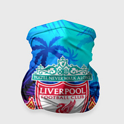 Бандана-труба Liverpool неоновые тропики, цвет: 3D-принт