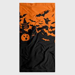 Бандана-труба Хэллоуин тыквы и призраки, цвет: 3D-принт — фото 2