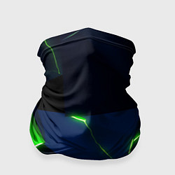 Бандана-труба Neon tile green, цвет: 3D-принт