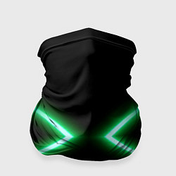 Бандана-труба Neon green lines, цвет: 3D-принт