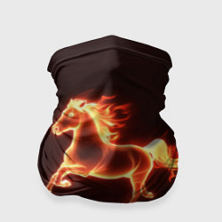 Бандана-труба Огненная лошадь 2026, цвет: 3D-принт