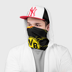 Бандана-труба Borussia шторм молнии, цвет: 3D-принт — фото 2