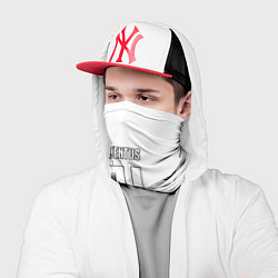 Бандана-труба Ювентус клетка краски, цвет: 3D-принт — фото 2