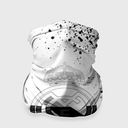 Бандана Реал Мадрид черно белые краски