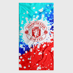Бандана-труба Манчестер Юнайтед неон, цвет: 3D-принт — фото 2