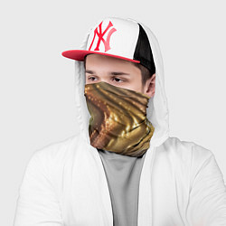 Бандана-труба Сморщенные складочки жидкости, цвет: 3D-принт — фото 2