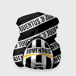 Бандана-труба Ювентус полосы линии спорт, цвет: 3D-принт