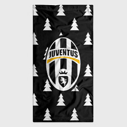 Бандана-труба Ювентус ёлочки паттерн, цвет: 3D-принт — фото 2