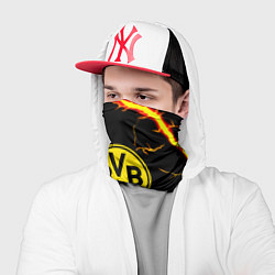 Бандана-труба Borussia молнии шторм, цвет: 3D-принт — фото 2