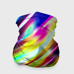 Бандана-труба Цветные блики, цвет: 3D-принт