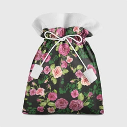 Мешок для подарков Кусты из роз, цвет: 3D-принт