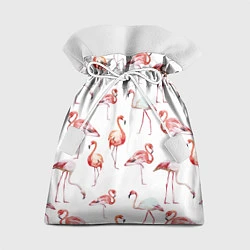 Мешок для подарков Действия фламинго, цвет: 3D-принт